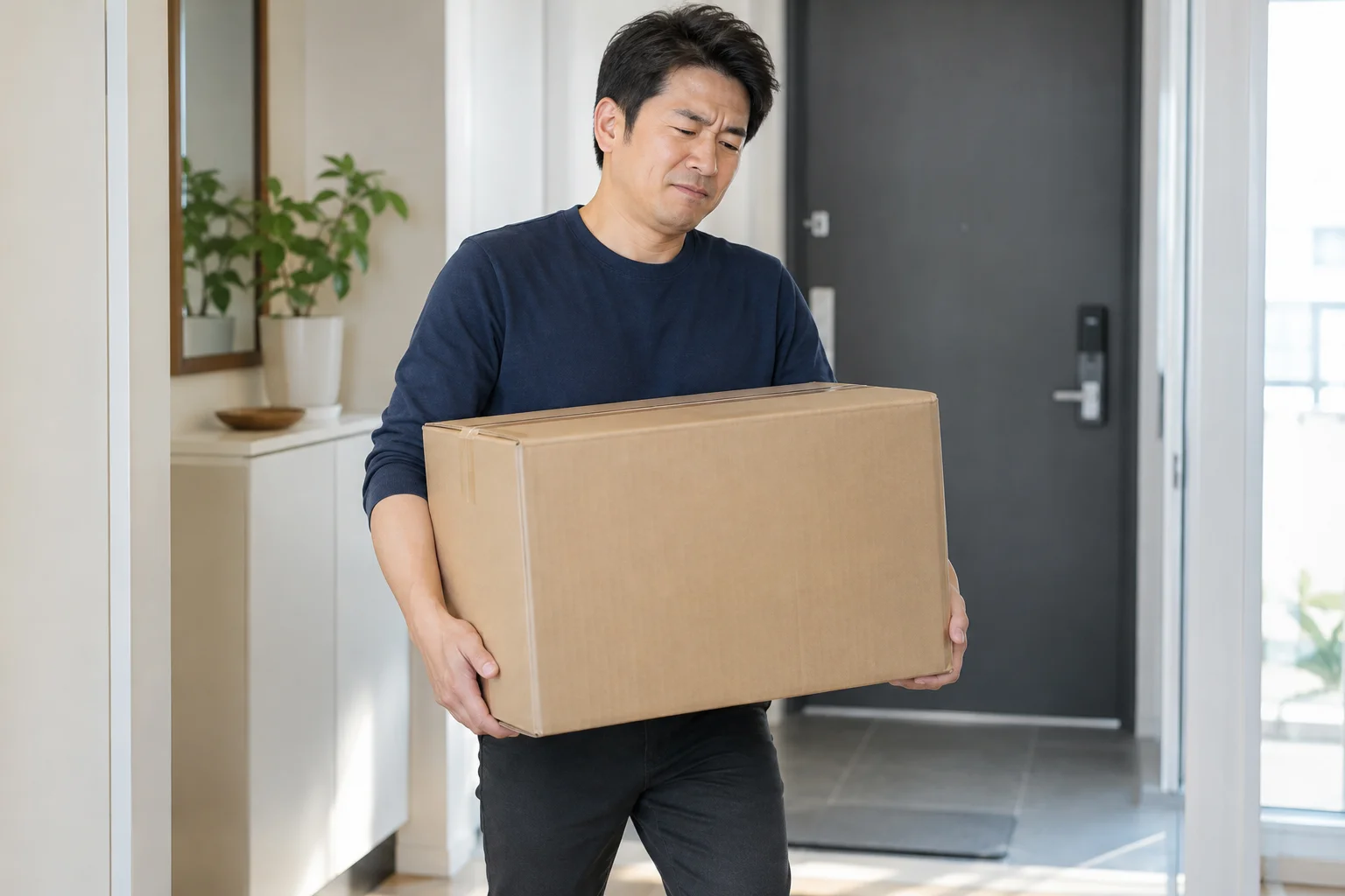 무거운 물건을 들거나 머리 위로 들 때 견관절이 어긋나는 느낌