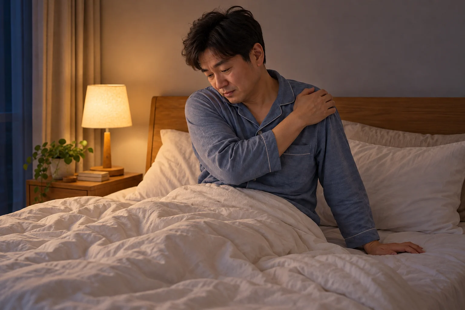 수면 중 어깨 통증으로 잠에서 깨는 경우